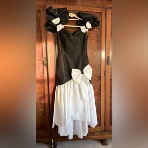 Vintage Taffeta Prom Dress